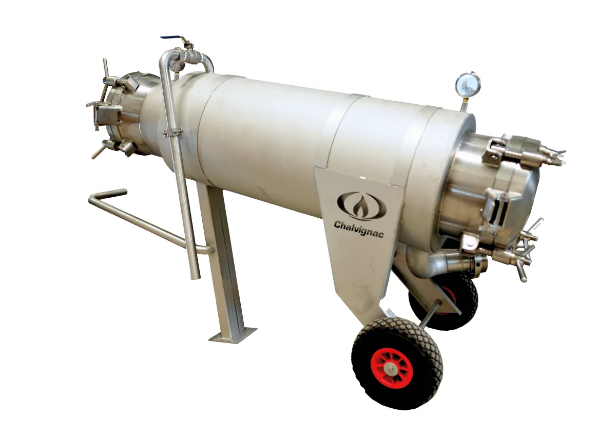 Filtre à gravelle cylindrique - Inox 304L