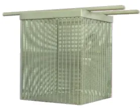 Panier filtrant carré - Inox