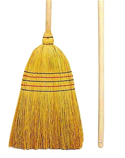 Balai en paille de riz 5 fils