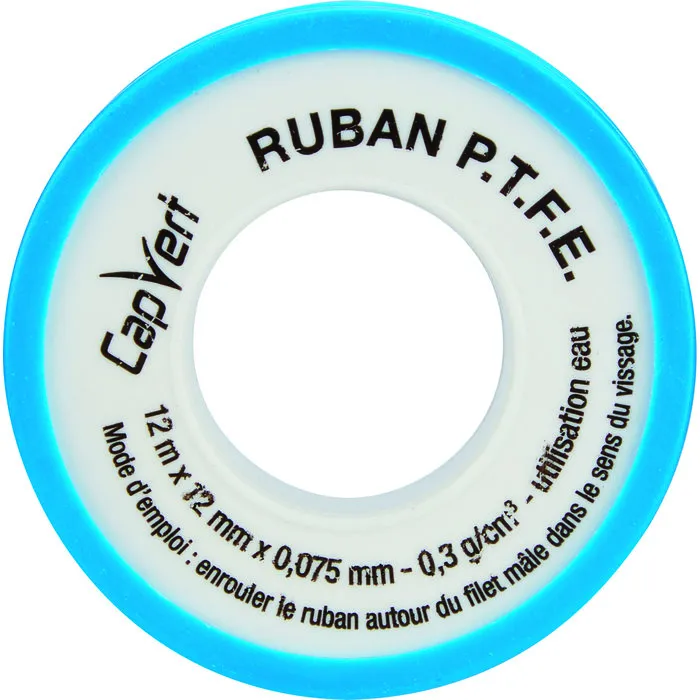 Rouleau de téflon - Largeur : 12 mm