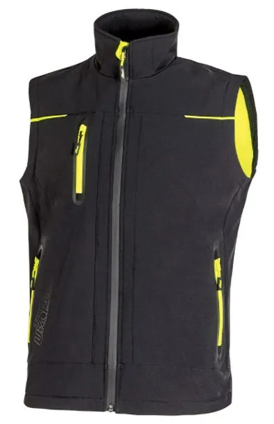 Veste sans manches Softshell Universe - Jaune
