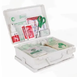 Trousse de secours avec support mural