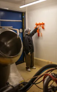 Écouvillon fibre à bouteille