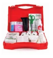 Trousse de secours rigide Polypro rouge