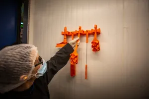 Écouvillon fibre à bouteille