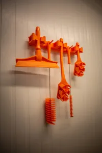 Écouvillon fibre à bouteille