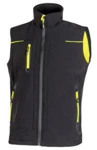 Veste sans manches Softshell Universe - Jaune