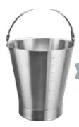 Produit Seau inox gradué  - Inox 316L Image
