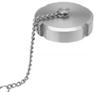 Produit Bouchon Femelle SMS avec chaînette - Inox 316L Image
