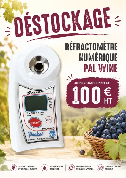 Produit Kit de maturité avec réfractomètre PAL-WINE DUJARDIN Image