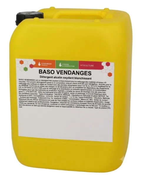 Produit Baso détergent pour vendanges Image