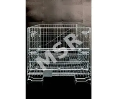 Produit Conteneur métallique repliable porte bouteilles. Image